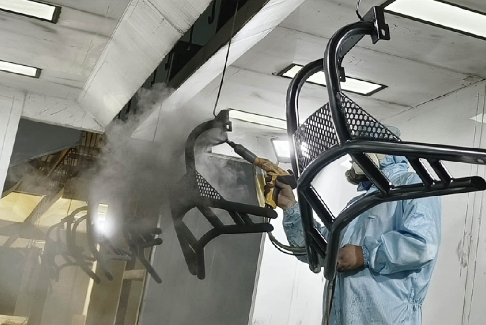 Powder painting Process